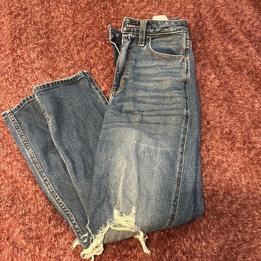 Hollister 0R ultra high rise, mom jeans